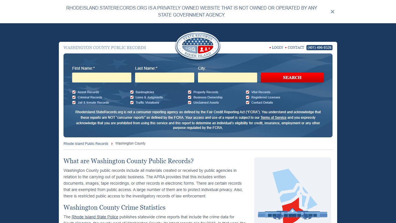 WASHINGTON COUNTY PUBLIC RECORDS - StateRecords.org