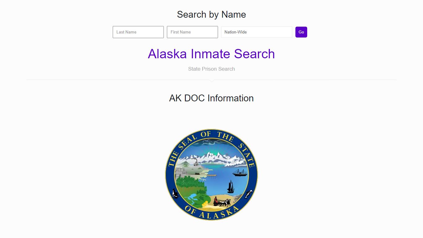 Alaska Inmate Search - Inmates Plus