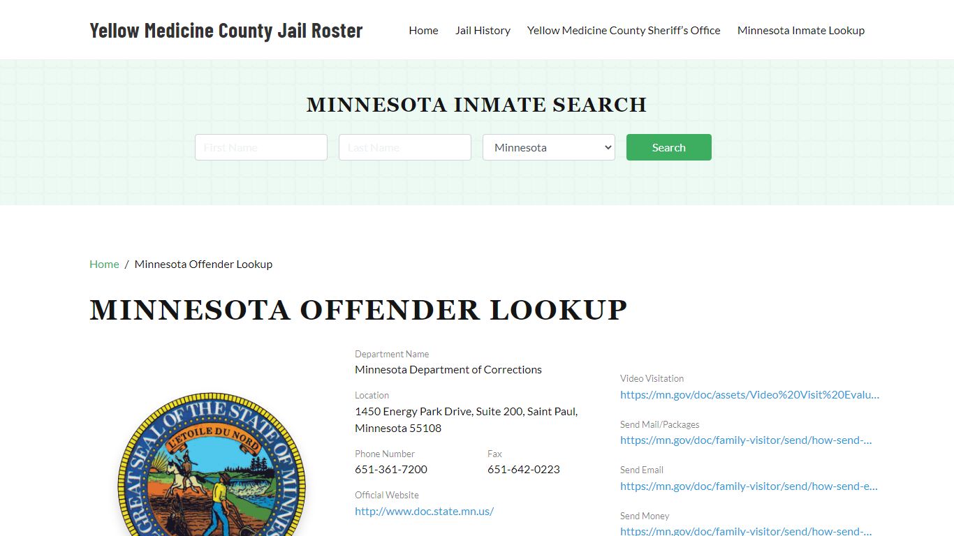 Minnesota Inmate Search, Jail Rosters